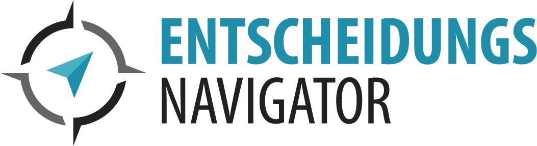 Kompass als Zeichen für den Entscheidungsnavigator